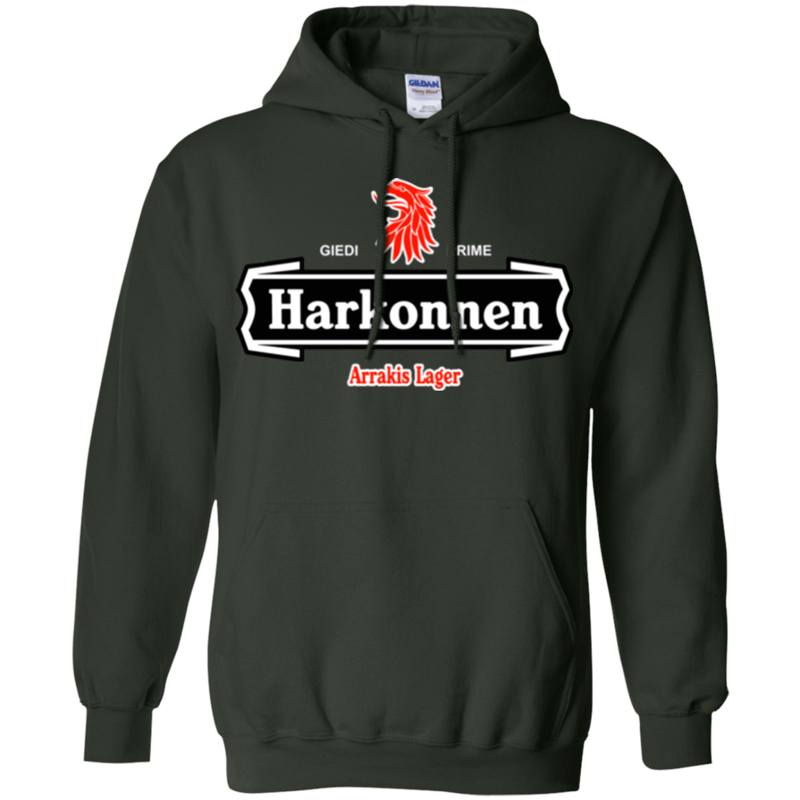 Sweatshirts Forest Green / Small Arrakis lager Pullover Hoodie