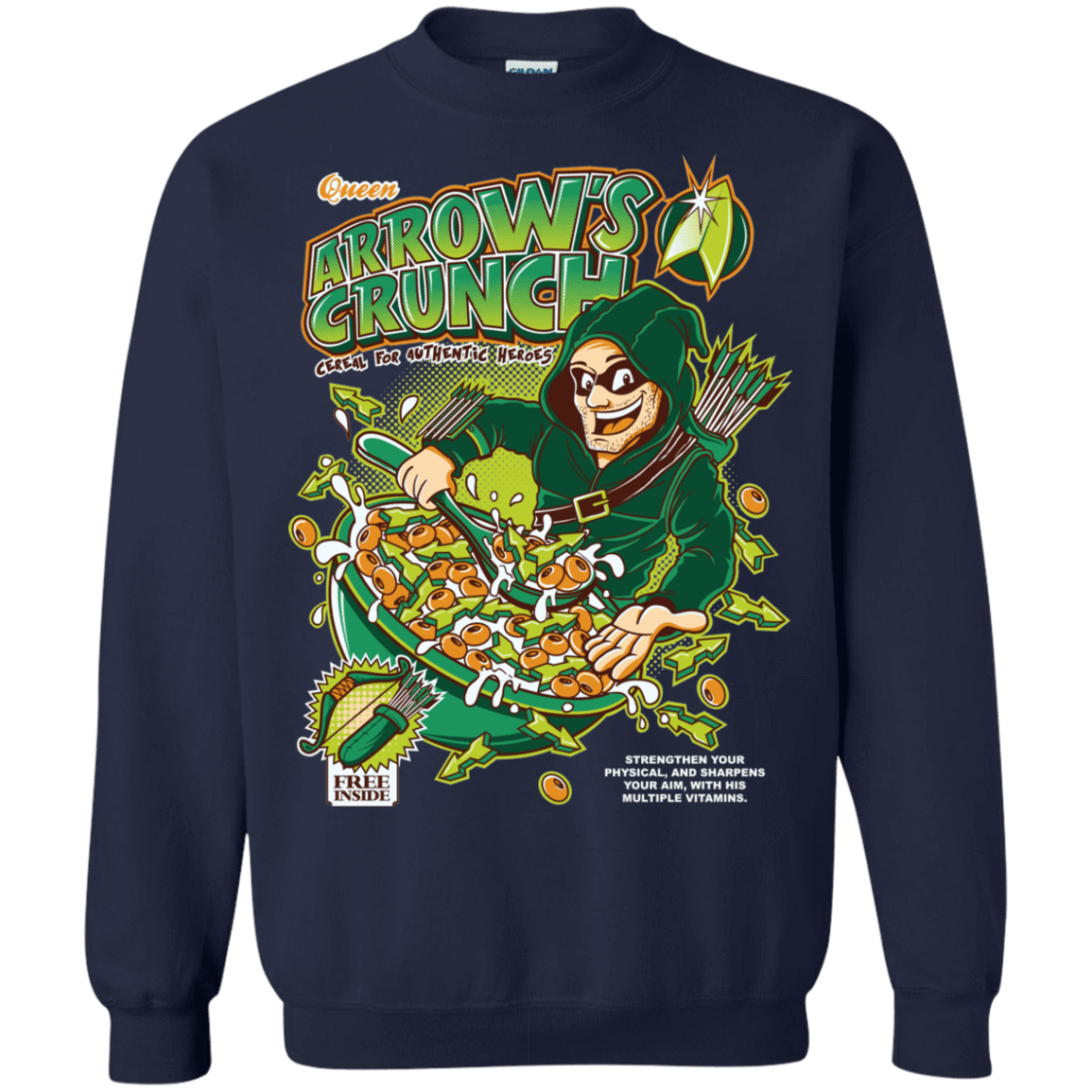 Sweatshirts Navy / S Arrow's Crunch Crewneck Sweatshirt