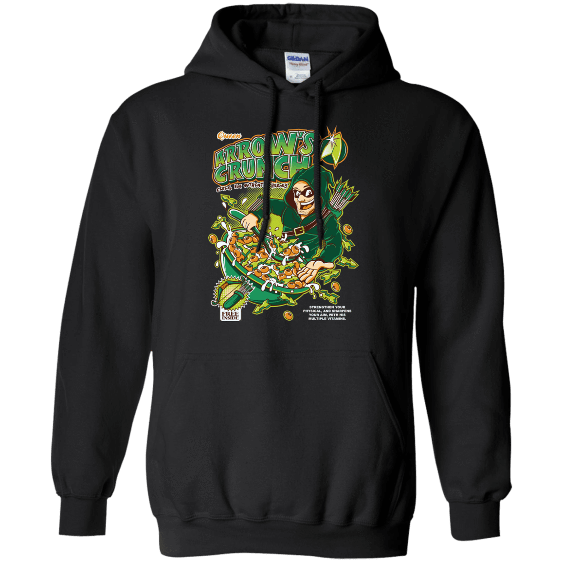 Sweatshirts Black / S Arrow's Crunch Pullover Hoodie
