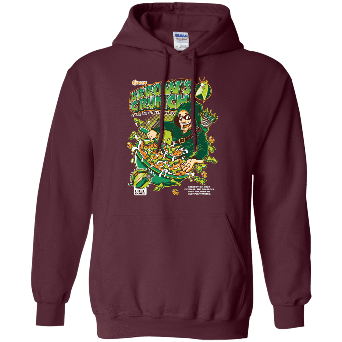 Sweatshirts Maroon / S Arrow's Crunch Pullover Hoodie