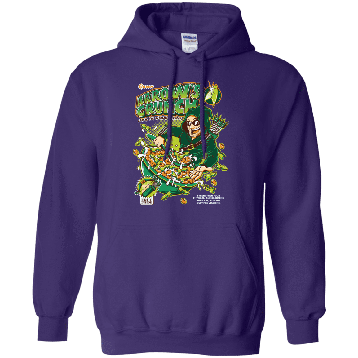 Sweatshirts Purple / S Arrow's Crunch Pullover Hoodie