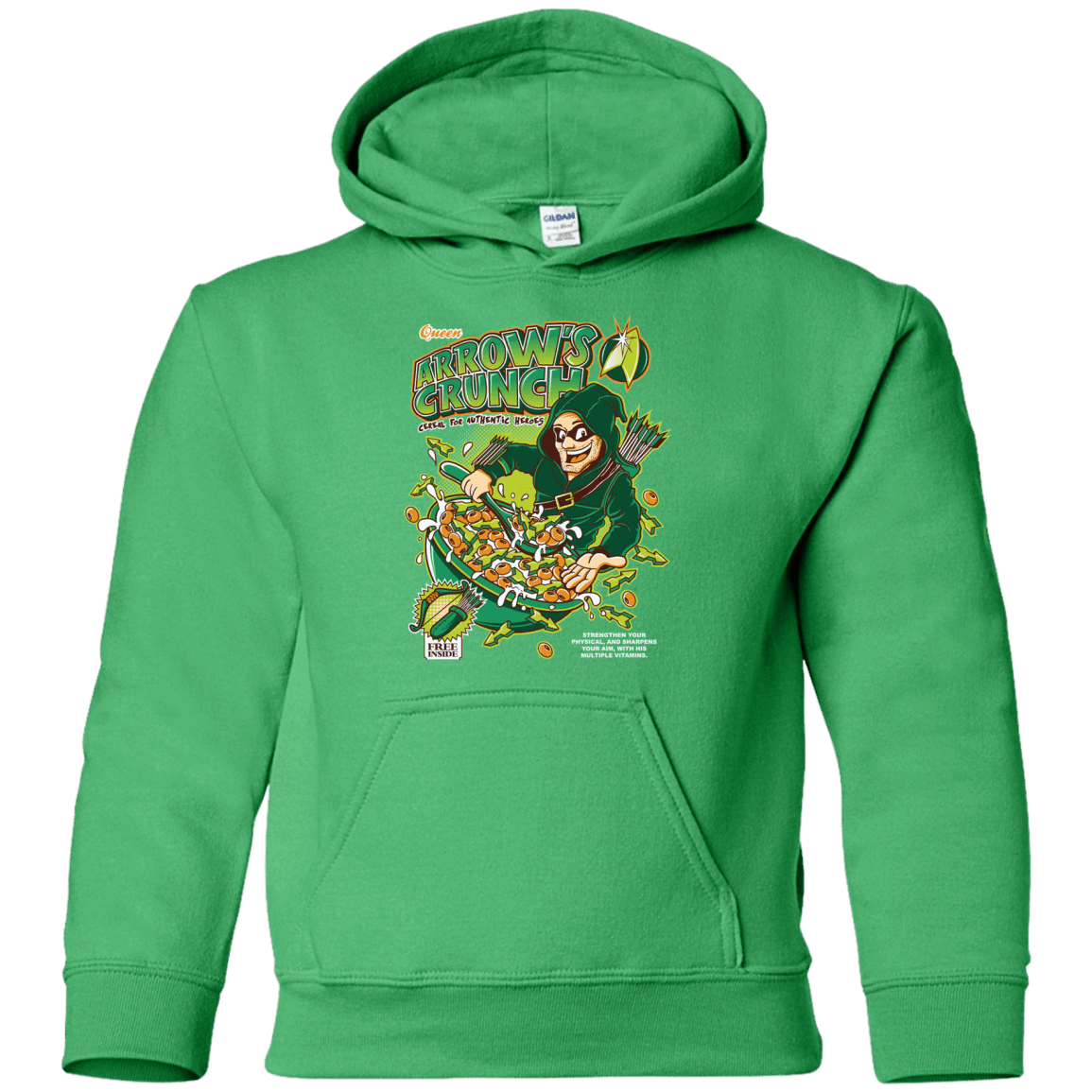 Sweatshirts Irish Green / YS Arrow's Crunch Youth Hoodie