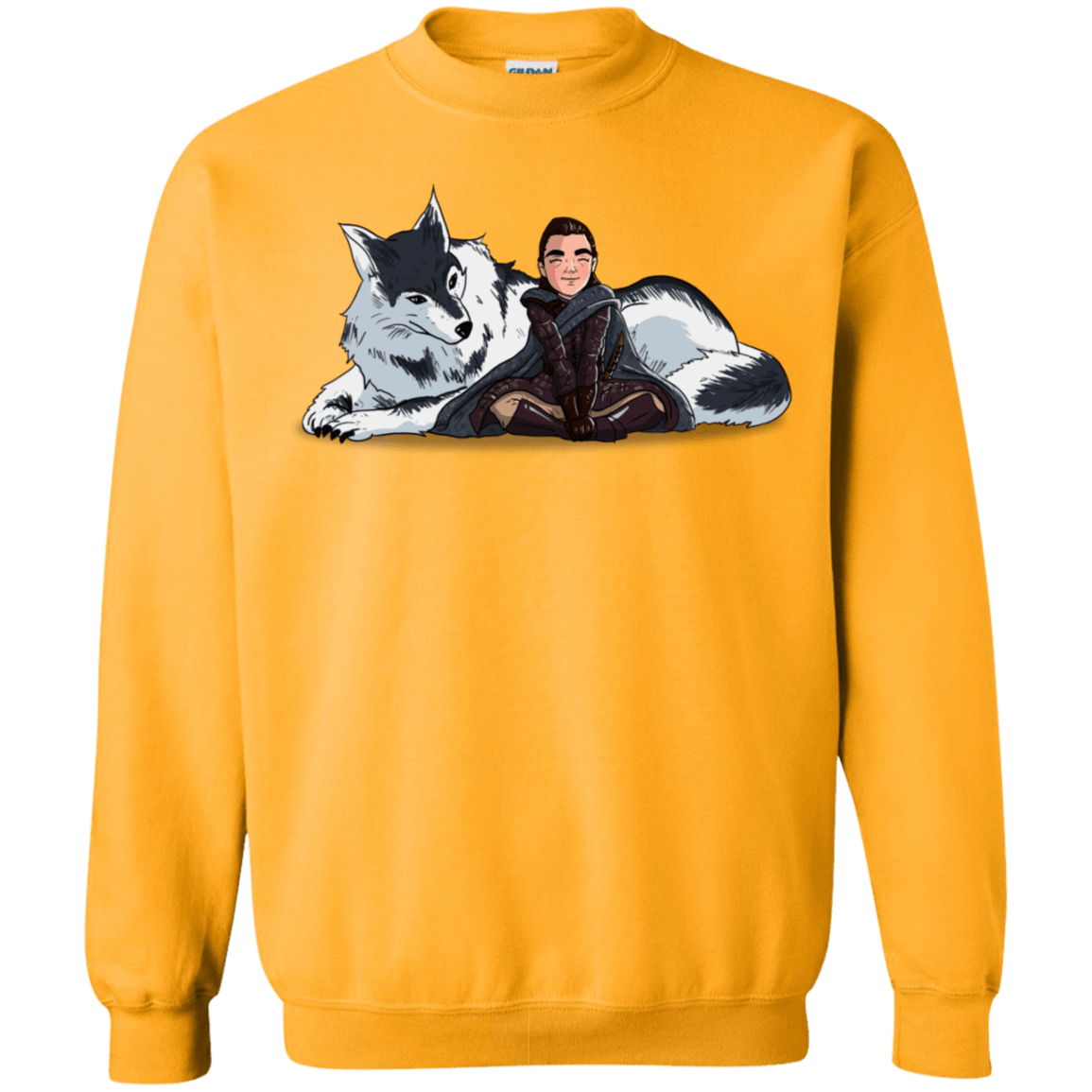 Sweatshirts Gold / S Arya and Nymeria Crewneck Sweatshirt