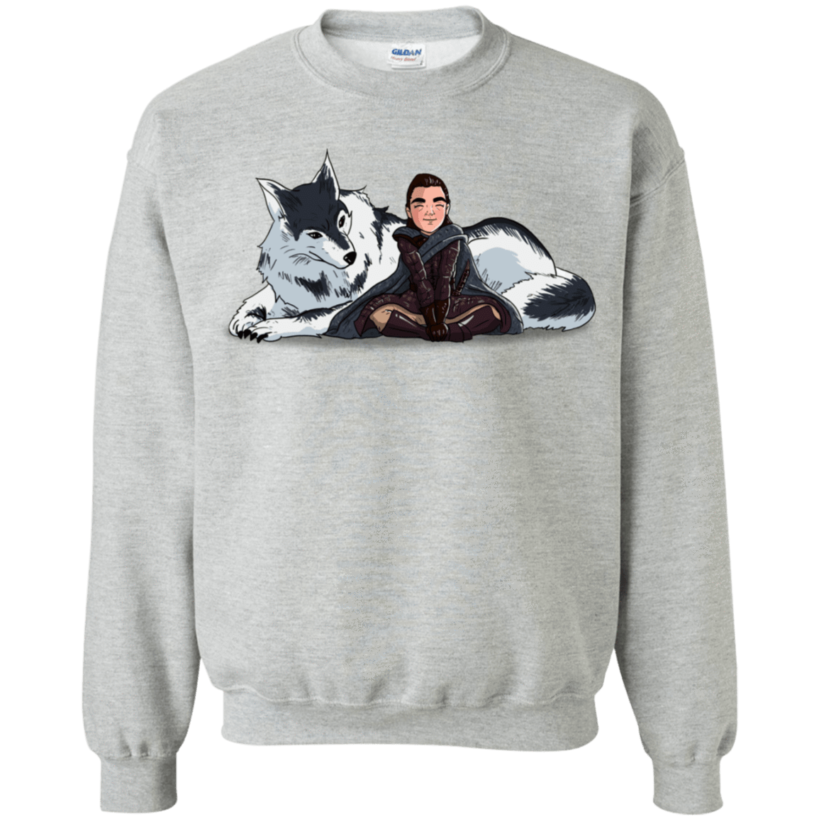 Sweatshirts Sport Grey / S Arya and Nymeria Crewneck Sweatshirt
