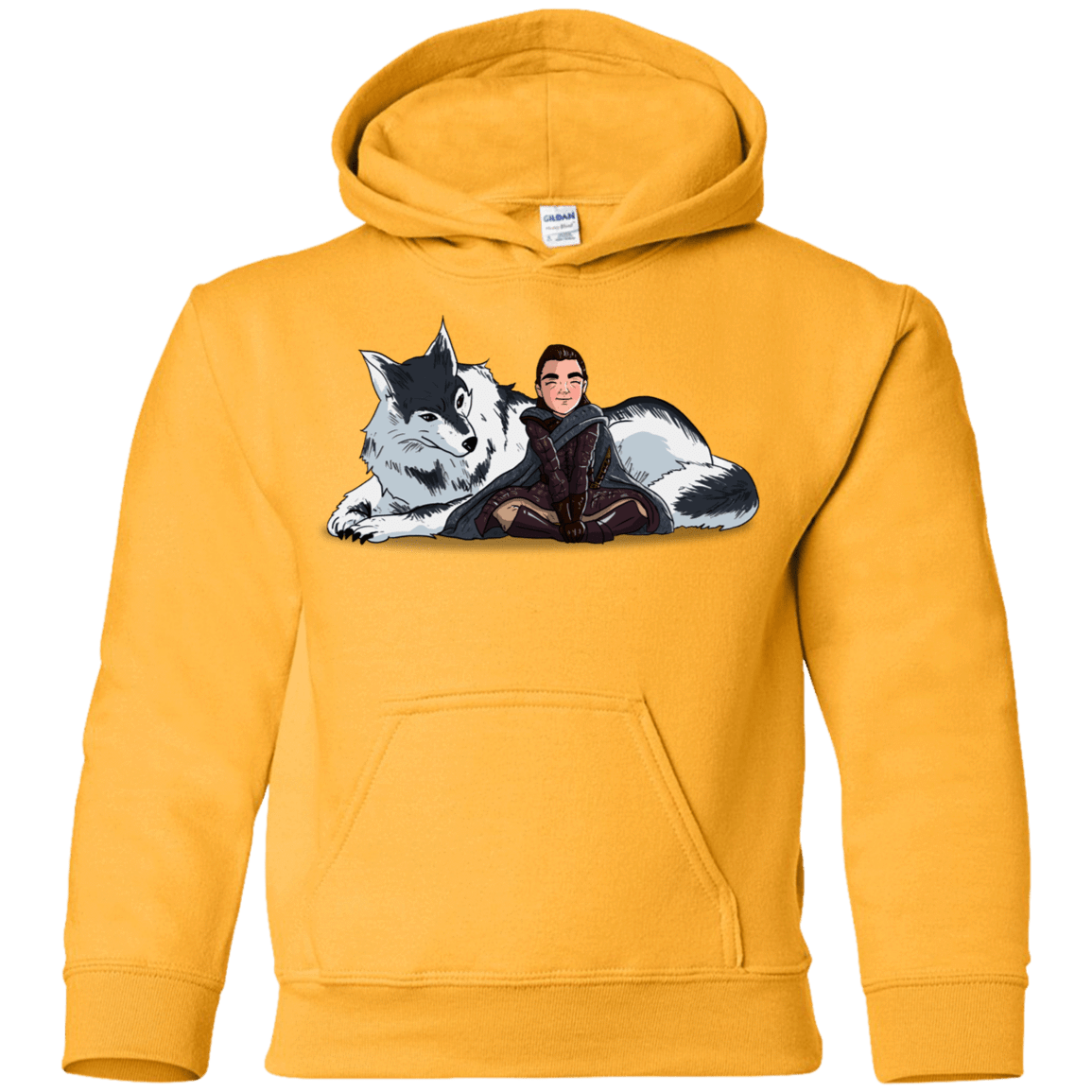 Sweatshirts Gold / YS Arya and Nymeria Youth Hoodie