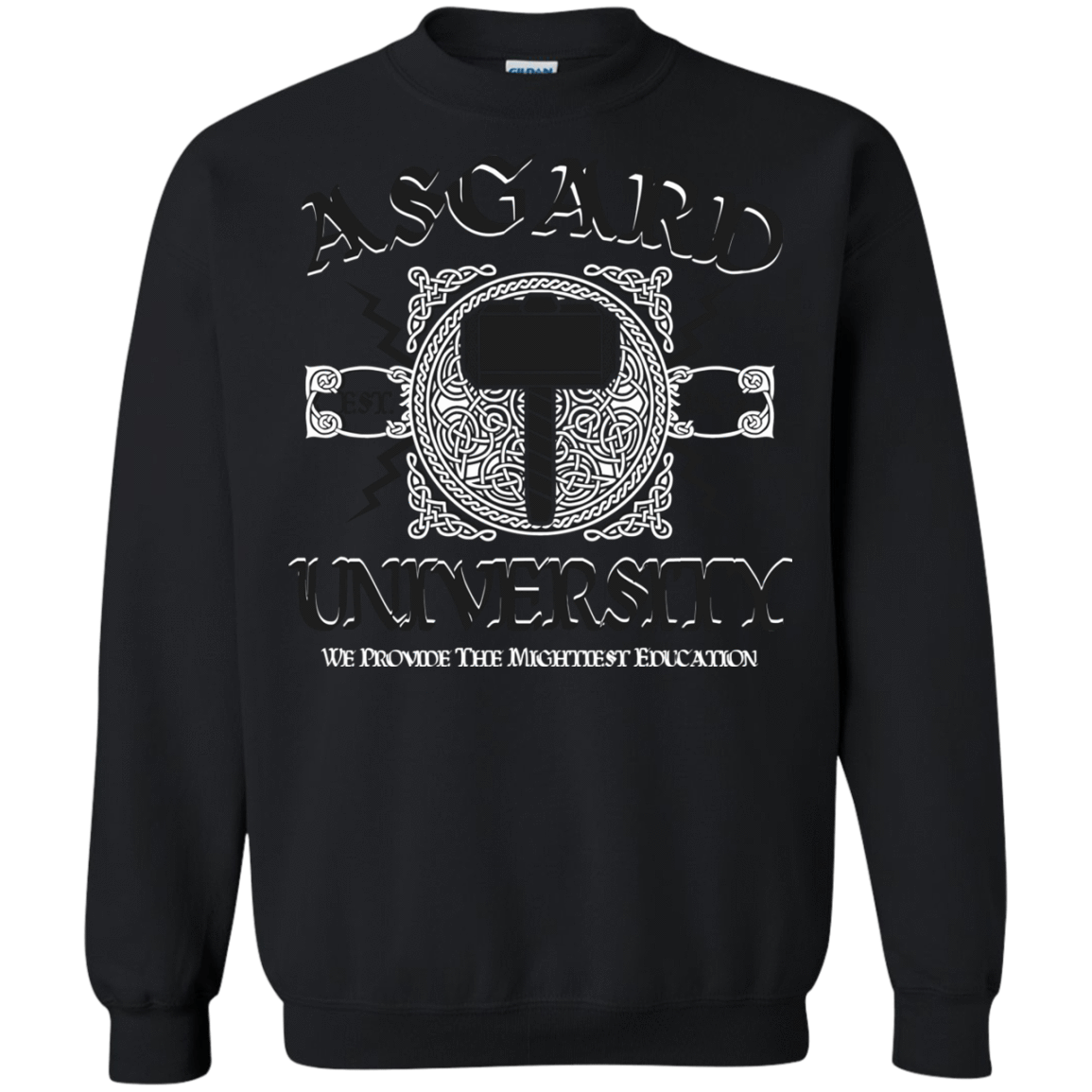 Sweatshirts Black / Small Asgard University Crewneck Sweatshirt