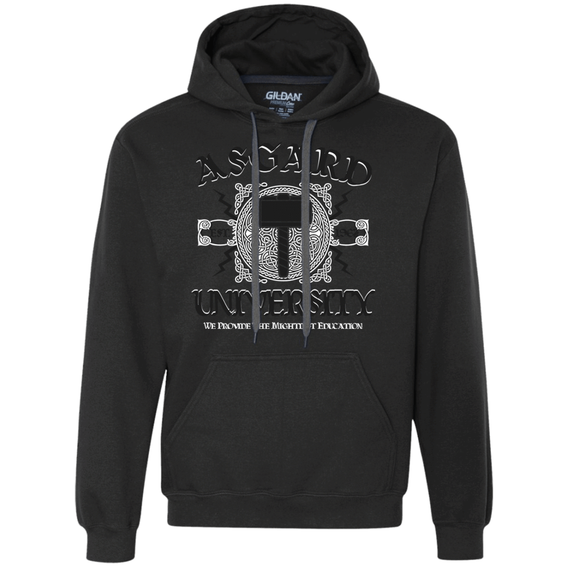 Sweatshirts Black / Small Asgard University Premium Fleece Hoodie