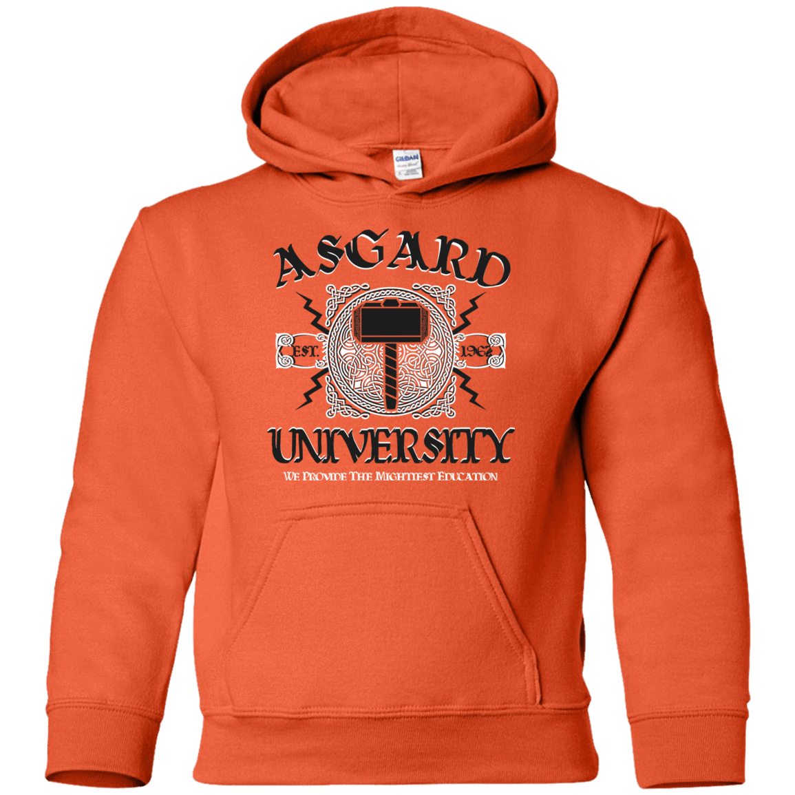 Sweatshirts Orange / YS Asgard University Youth Hoodie