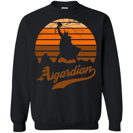 Sweatshirts Black / Small Asgardian Sun Set Crewneck Sweatshirt