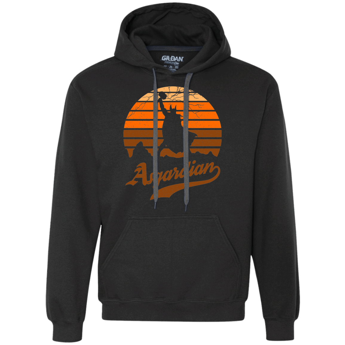 Sweatshirts Black / Small Asgardian Sun Set Premium Fleece Hoodie