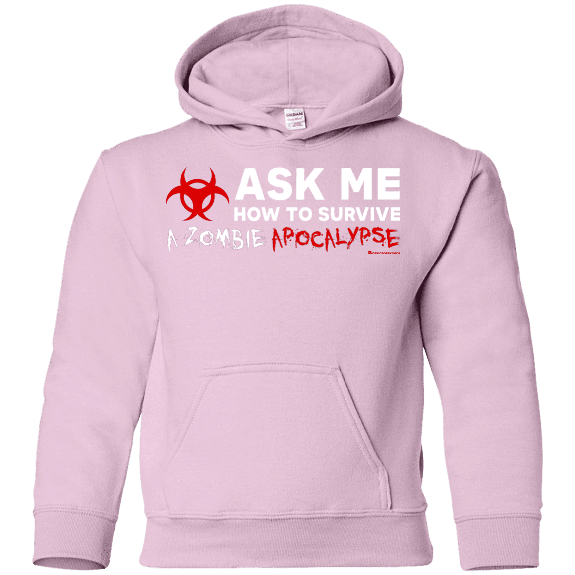 Ask Me How To Survive A Zombie Apocalypse Youth Hoodie