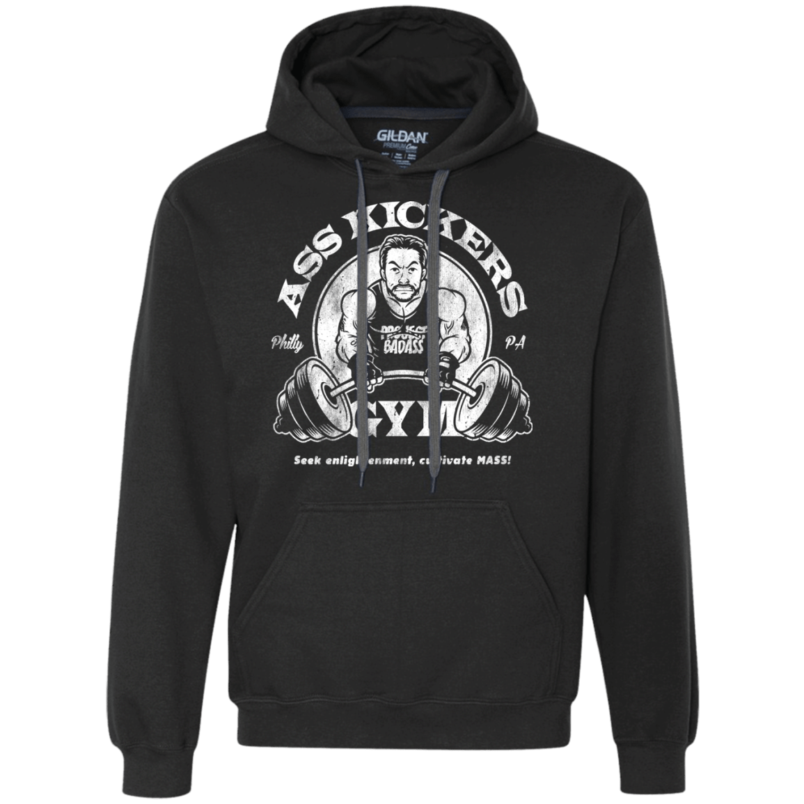 Sweatshirts Black / Small Ass Kickers Gym Premium Fleece Hoodie