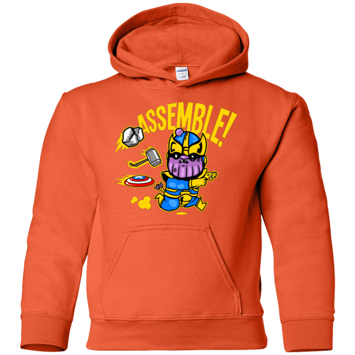 Sweatshirts Orange / YS Assemble Youth Hoodie
