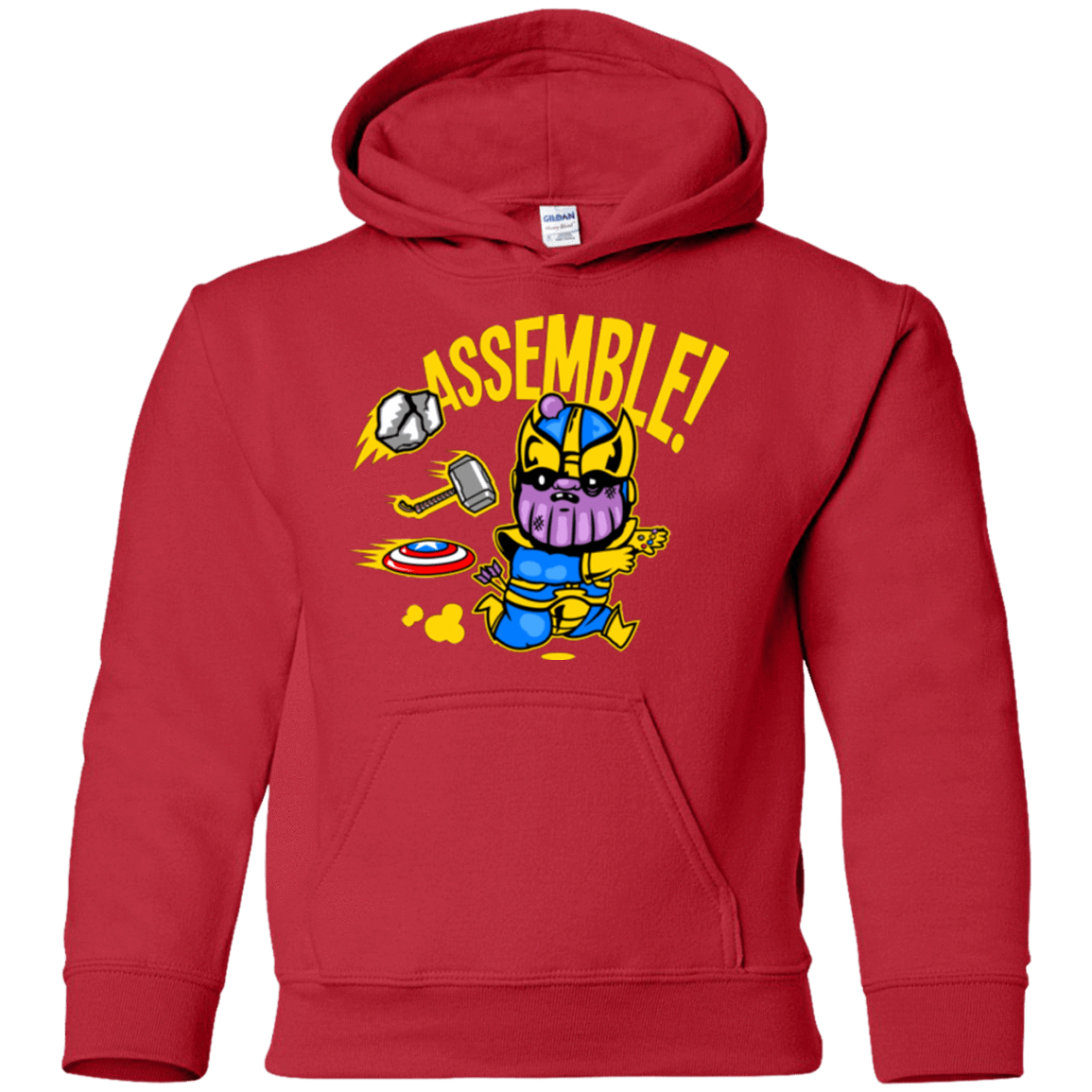Sweatshirts Red / YS Assemble Youth Hoodie