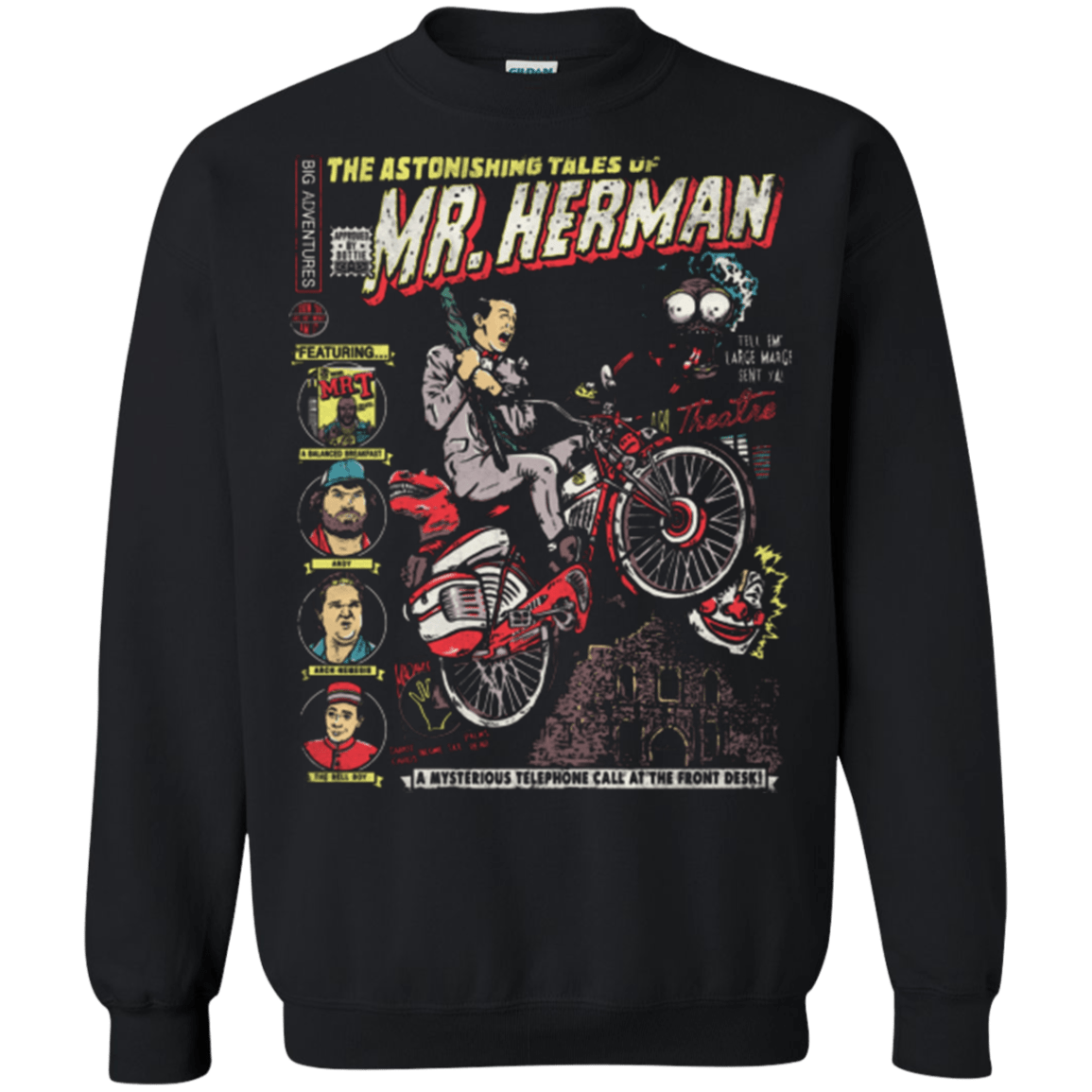 Sweatshirts Black / Small Astonishing Adventures Crewneck Sweatshirt