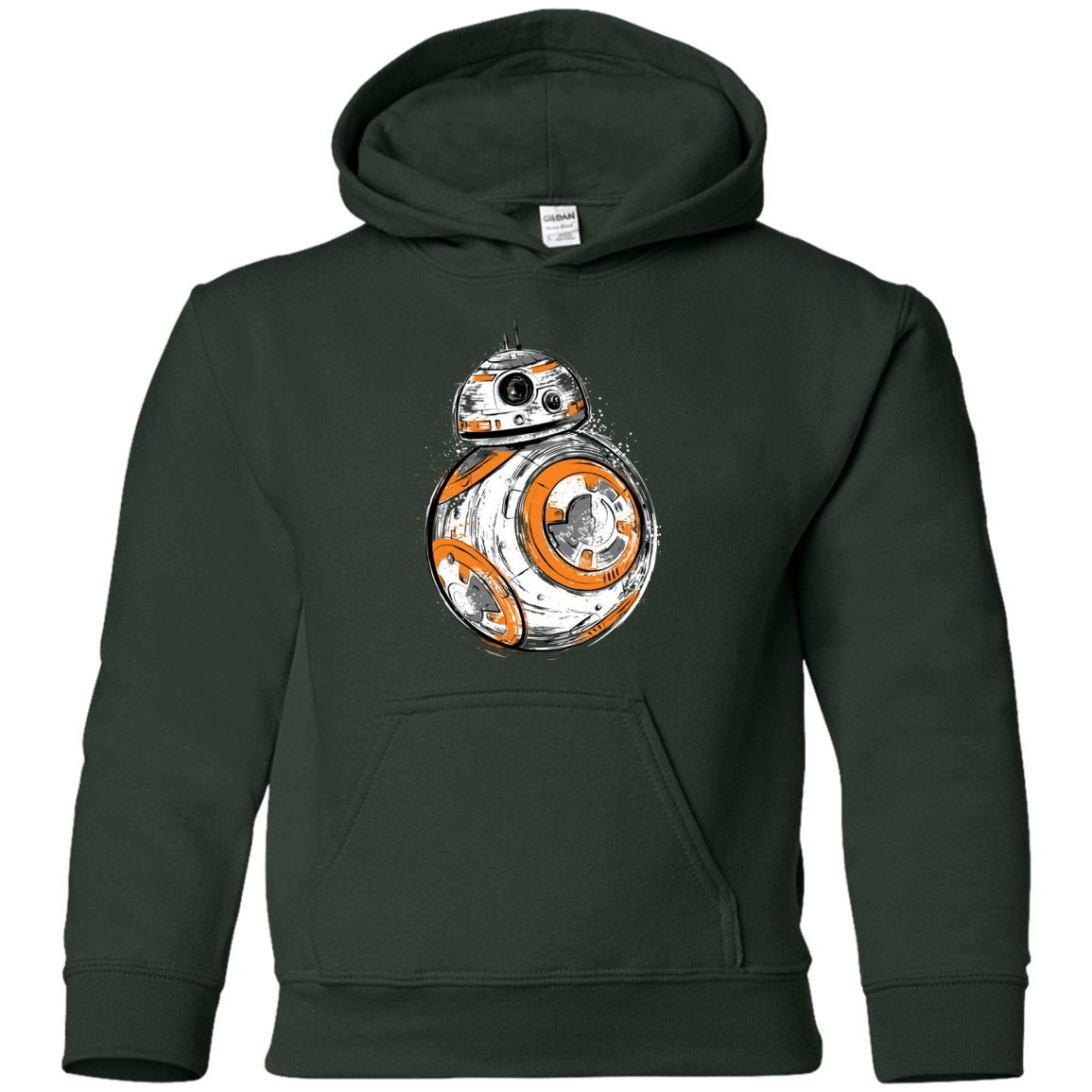 Sweatshirts Forest Green / YS Astromech Droid Youth Hoodie
