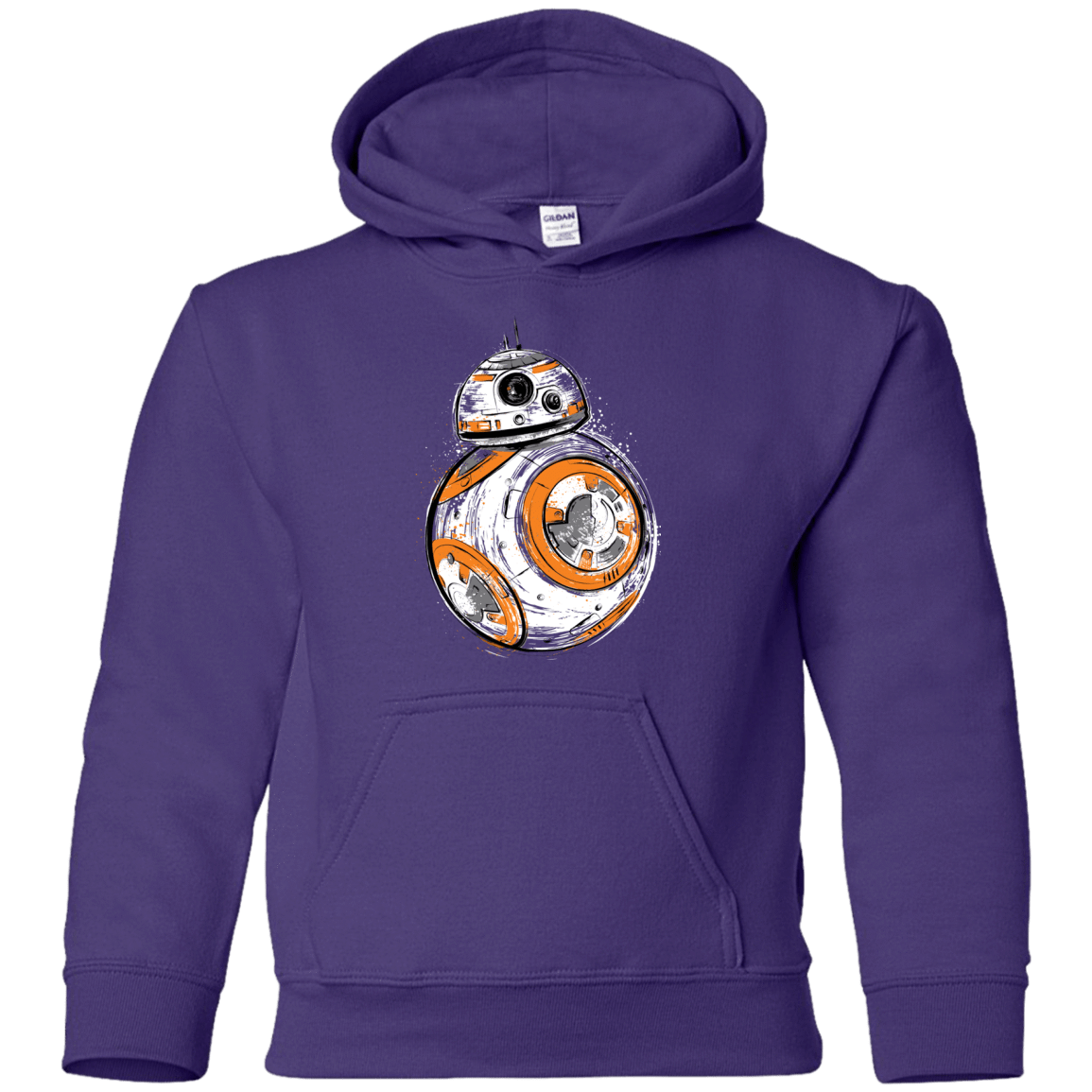 Sweatshirts Purple / YS Astromech Droid Youth Hoodie