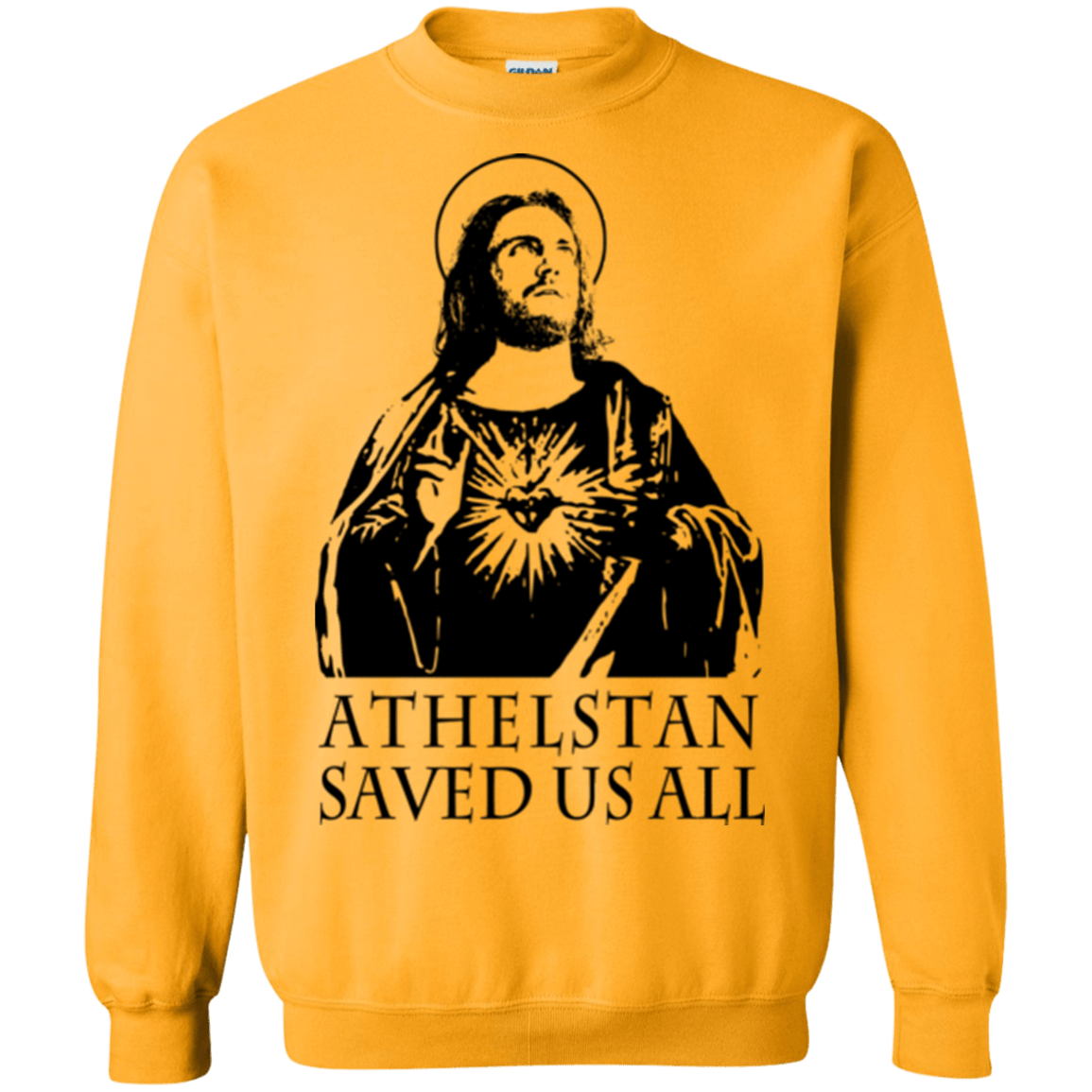 Sweatshirts Gold / Small Athelstan saves Crewneck Sweatshirt