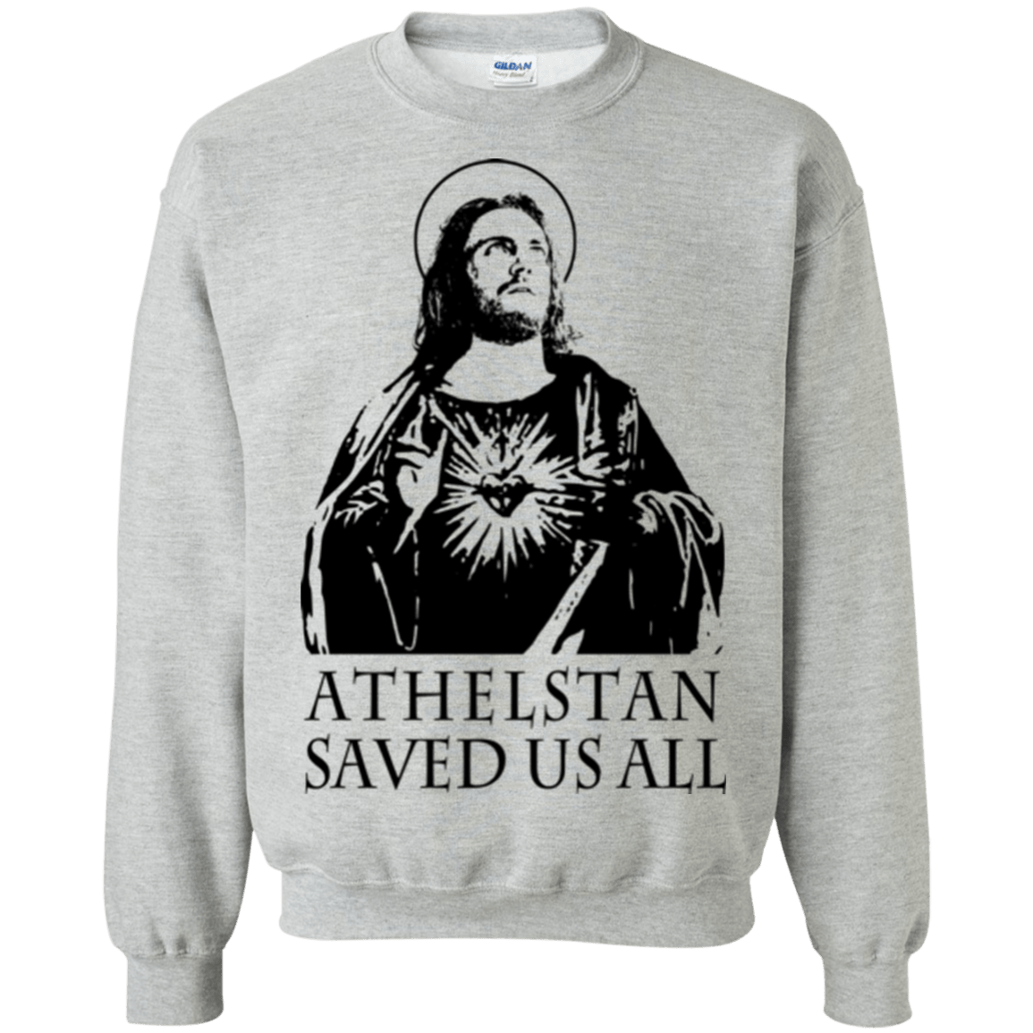 Sweatshirts Sport Grey / Small Athelstan saves Crewneck Sweatshirt