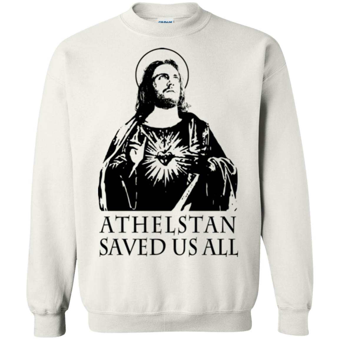 Sweatshirts White / Small Athelstan saves Crewneck Sweatshirt