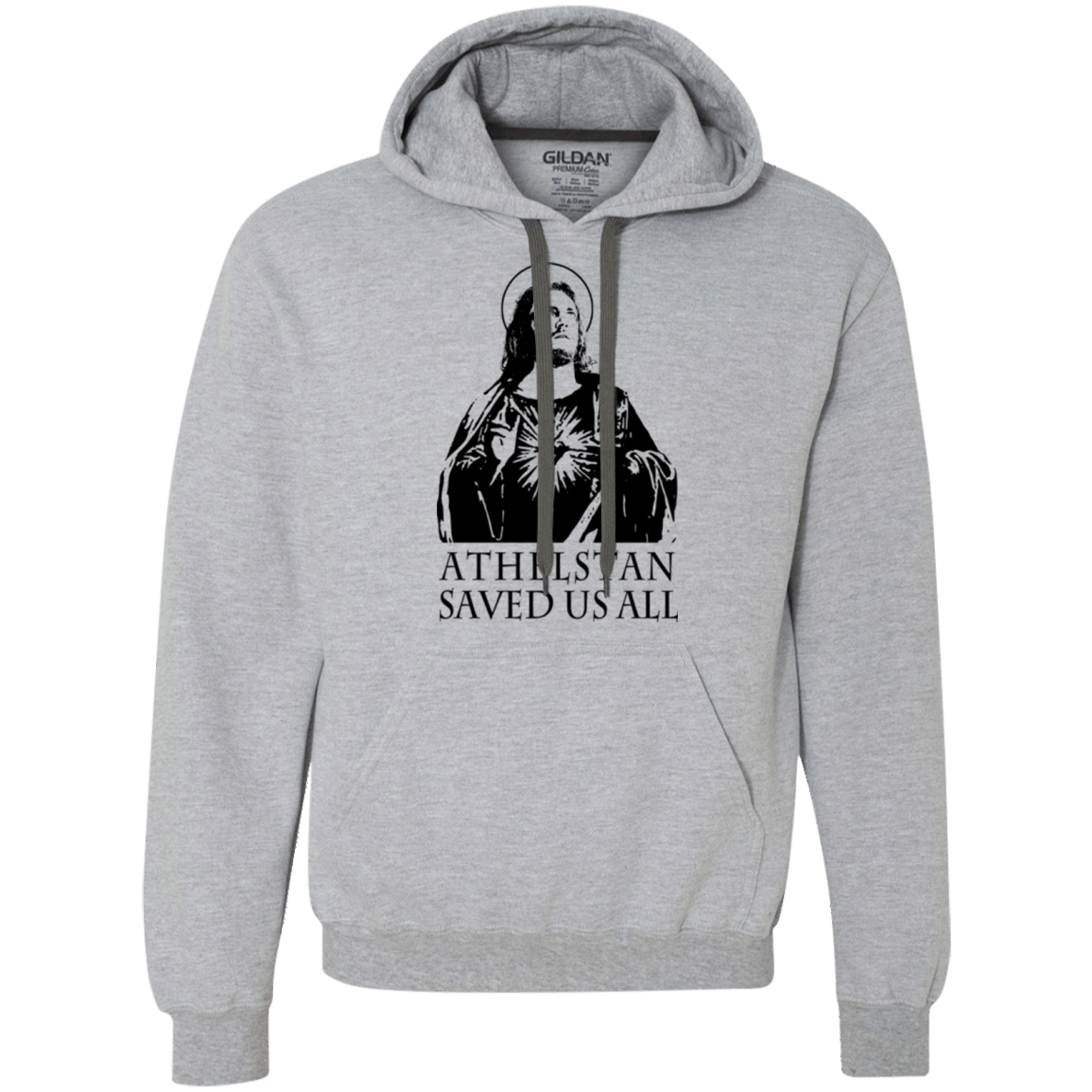 Sweatshirts Sport Grey / Small Athelstan saves Premium Fleece Hoodie