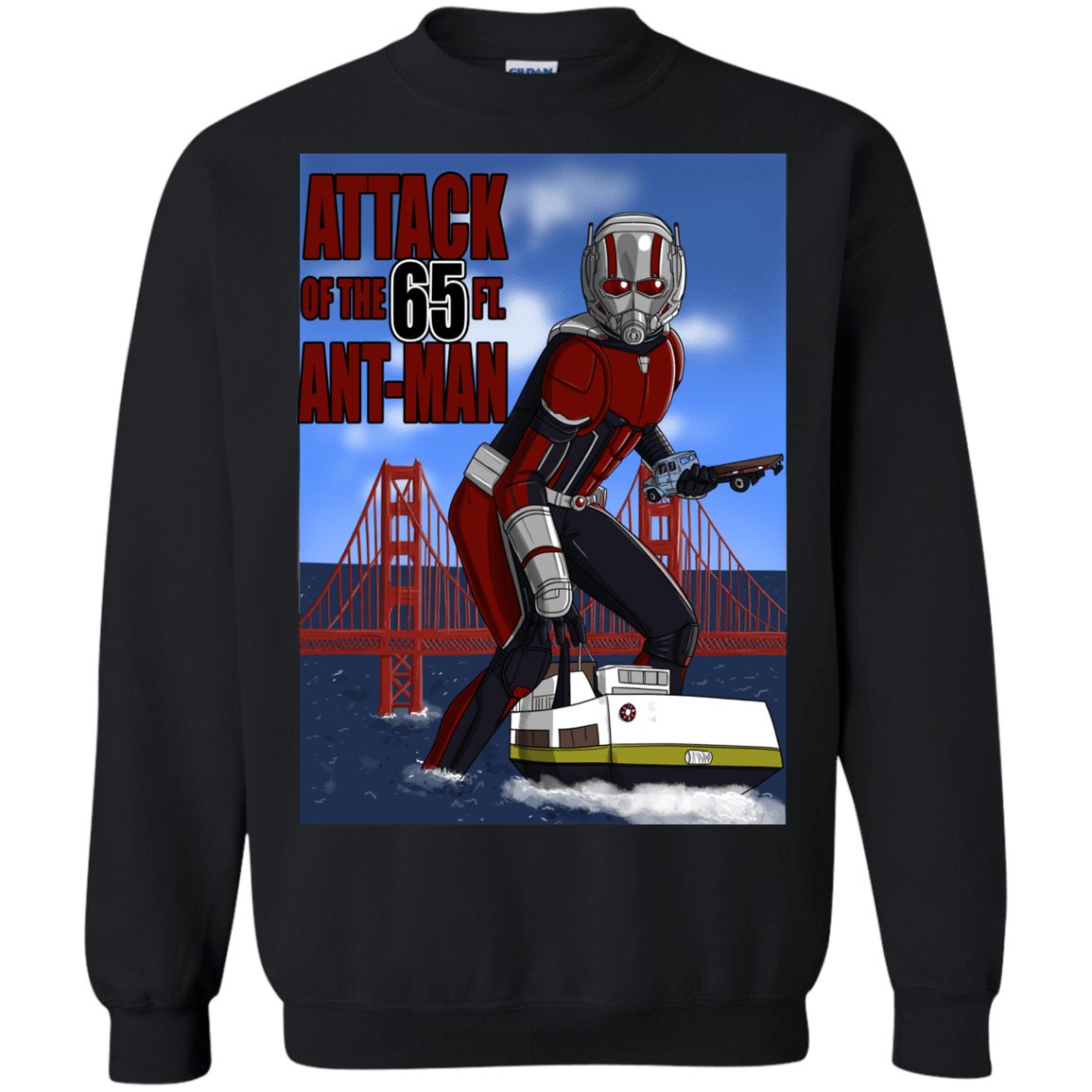 Sweatshirts Black / S Attack of the 65 ft. Ant-Man Crewneck Sweatshirt