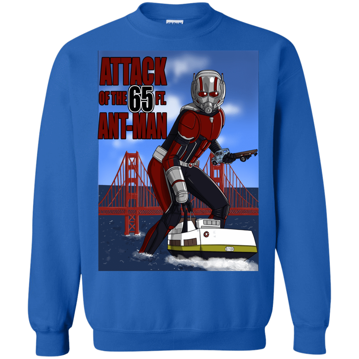 Sweatshirts Royal / S Attack of the 65 ft. Ant-Man Crewneck Sweatshirt