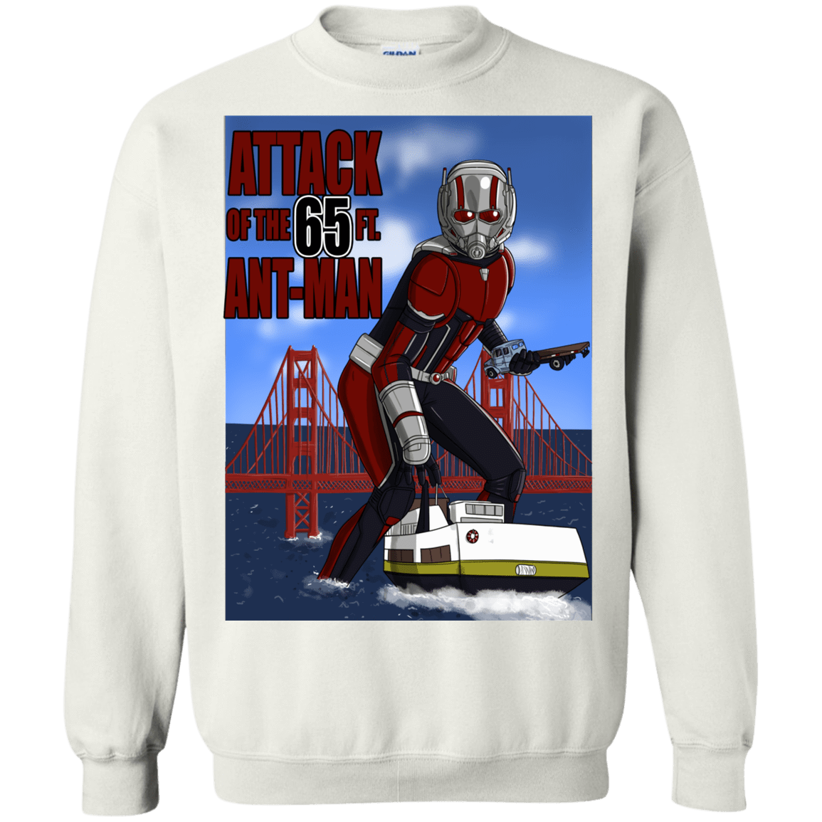 Sweatshirts White / S Attack of the 65 ft. Ant-Man Crewneck Sweatshirt
