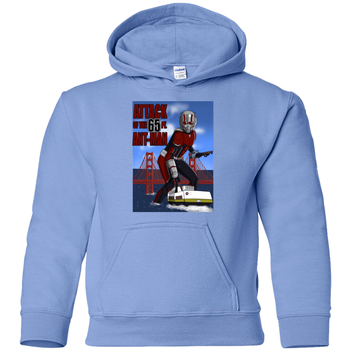 Sweatshirts Carolina Blue / YS Attack of the 65 ft. Ant-Man Youth Hoodie