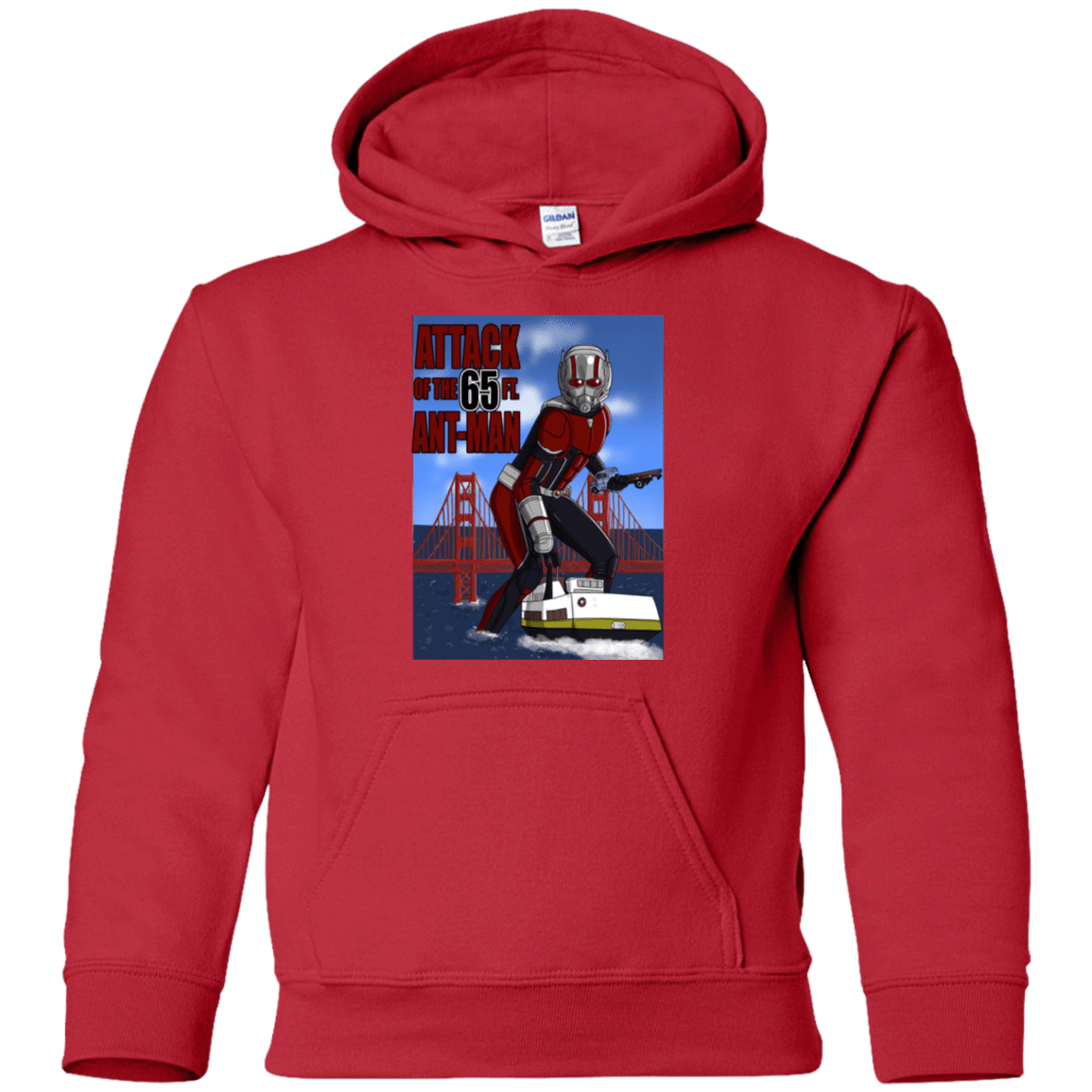 Sweatshirts Red / YS Attack of the 65 ft. Ant-Man Youth Hoodie