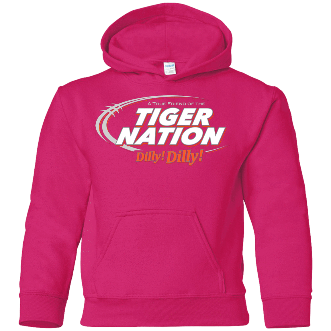 Sweatshirts Heliconia / YS Auburn Dilly Dilly Youth Hoodie