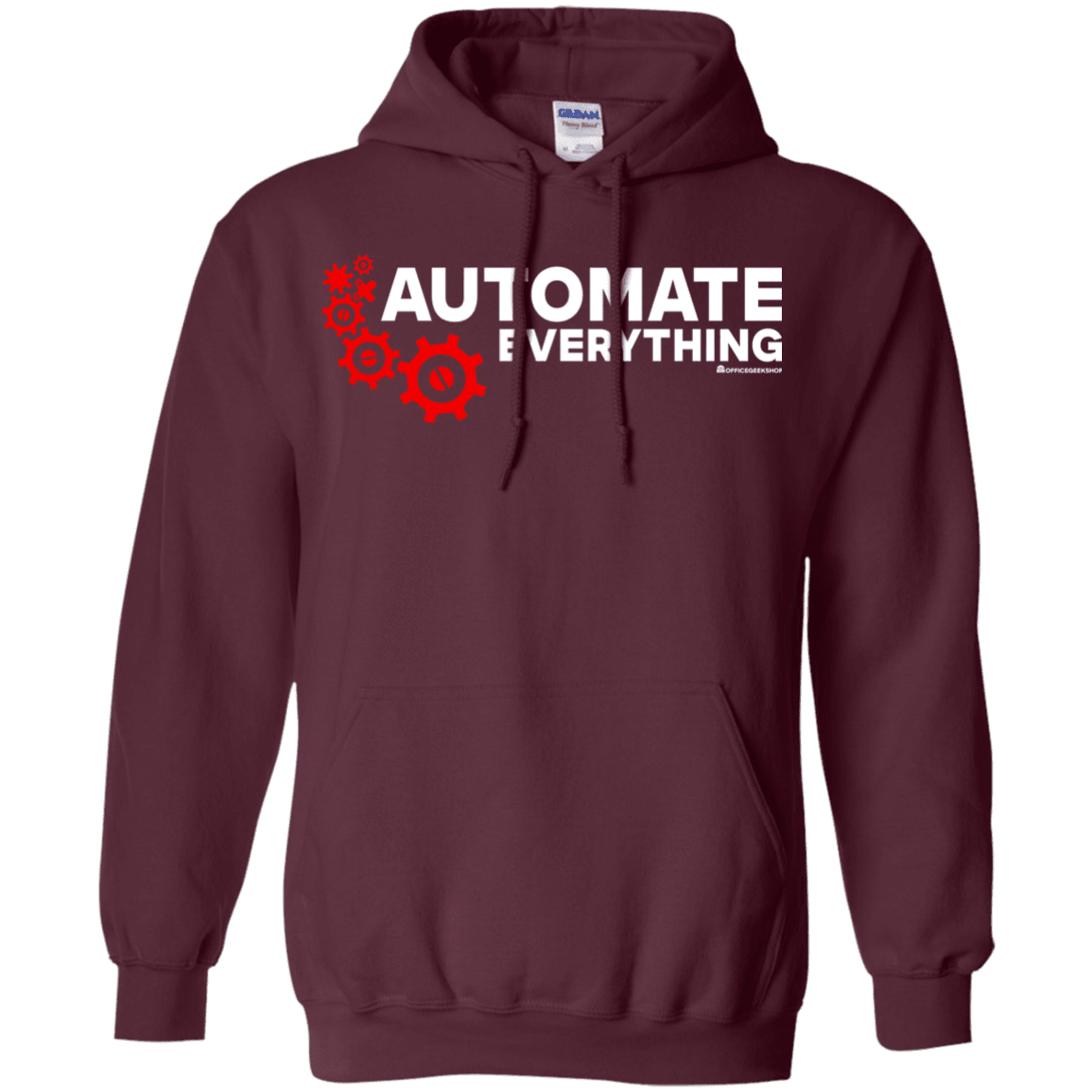 Sweatshirts Maroon / Small Automate Everything Pullover Hoodie