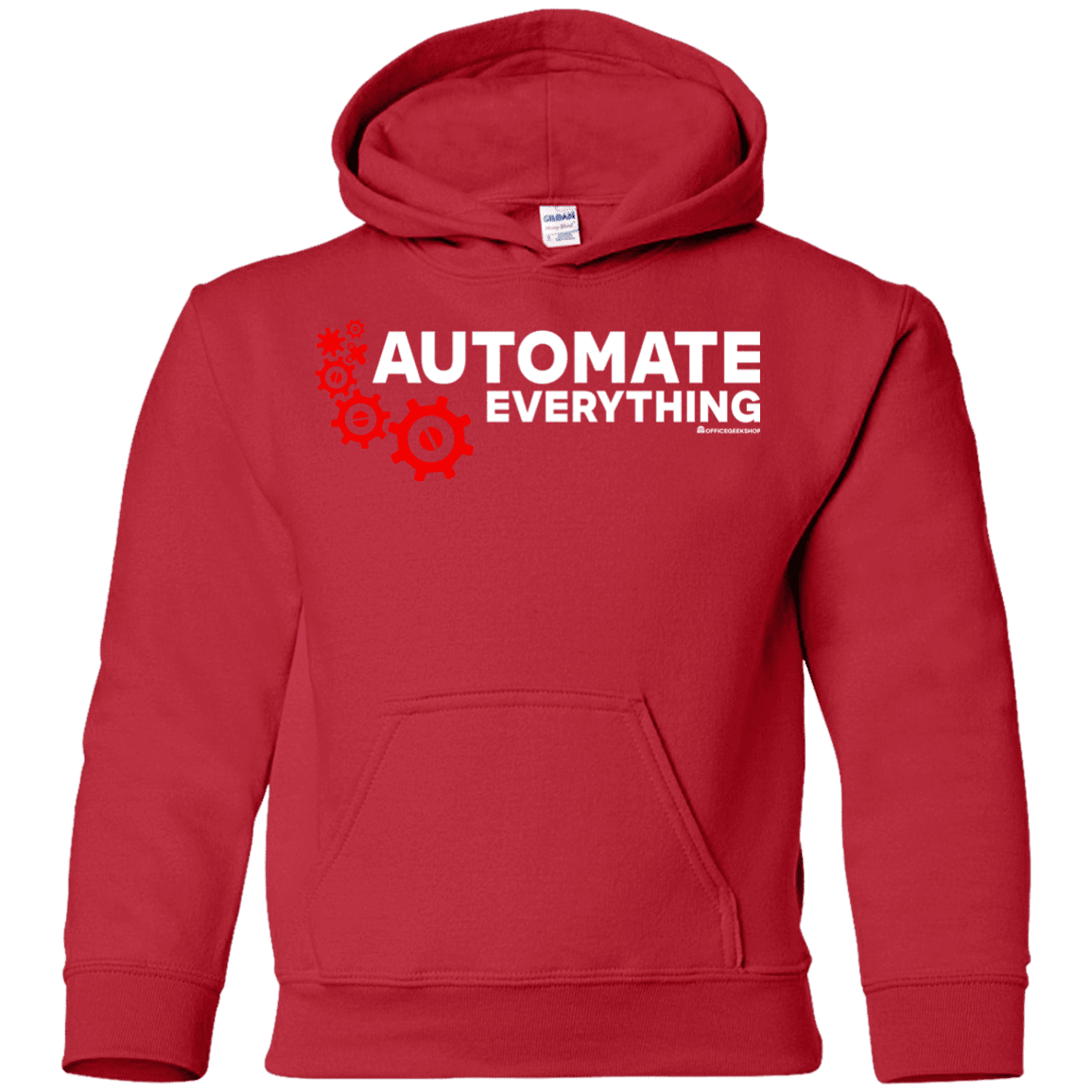 Sweatshirts Red / YS Automate Everything Youth Hoodie
