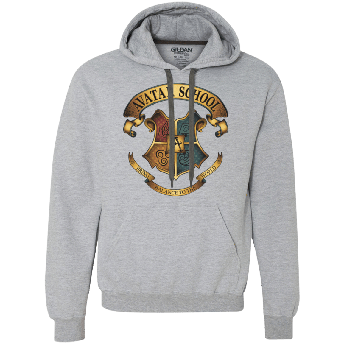 Sweatshirts Sport Grey / Small Avatar School (2) Premium Fleece Hoodie