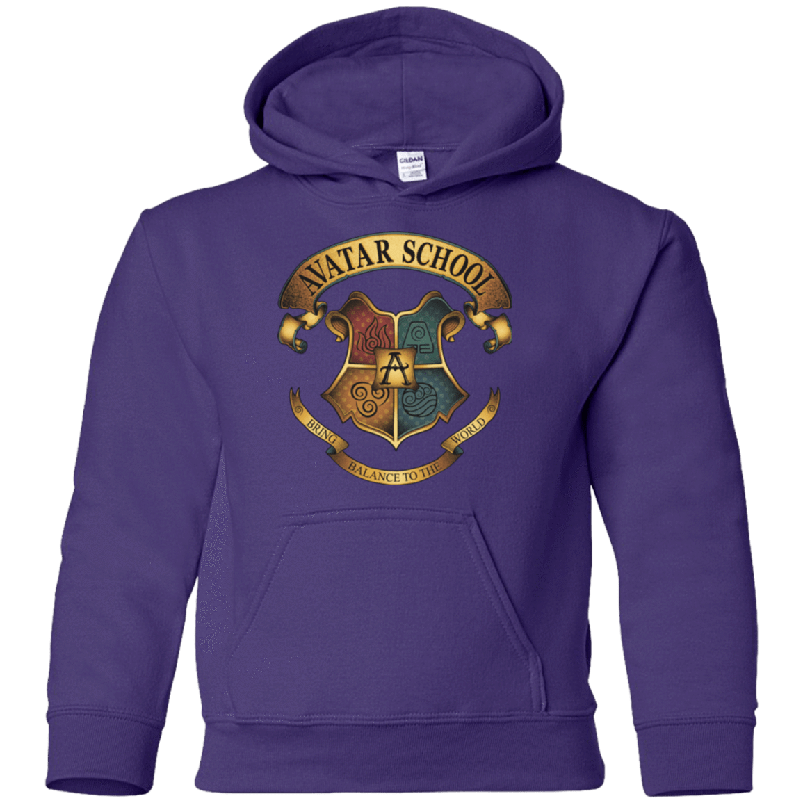Sweatshirts Purple / YS Avatar School (2) Youth Hoodie