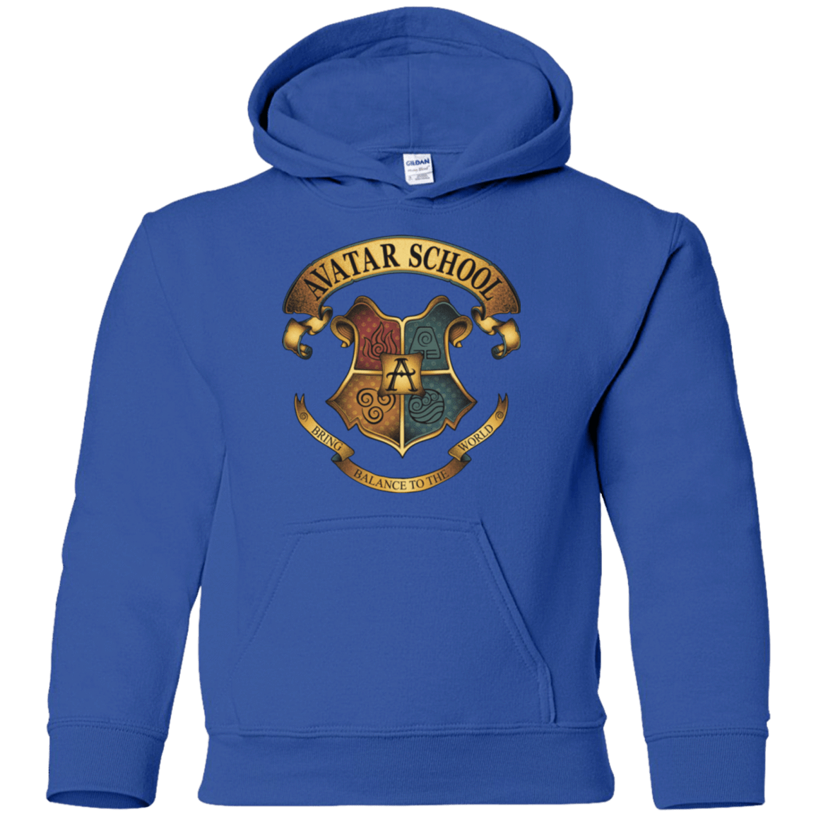 Sweatshirts Royal / YS Avatar School (2) Youth Hoodie