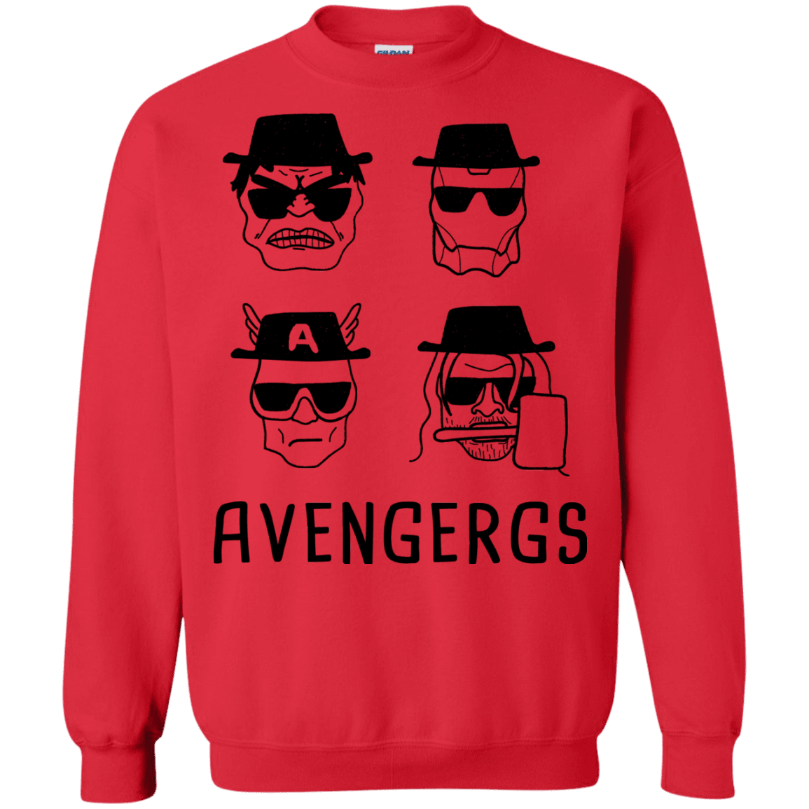 Sweatshirts Red / S Avengergs Crewneck Sweatshirt