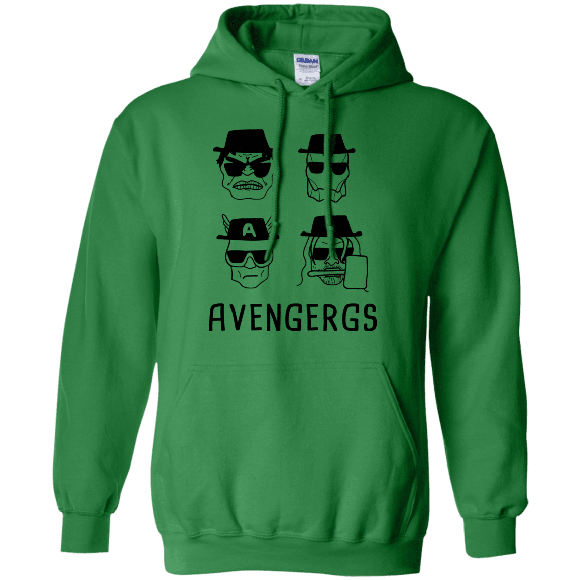 Sweatshirts Irish Green / S Avengergs Pullover Hoodie