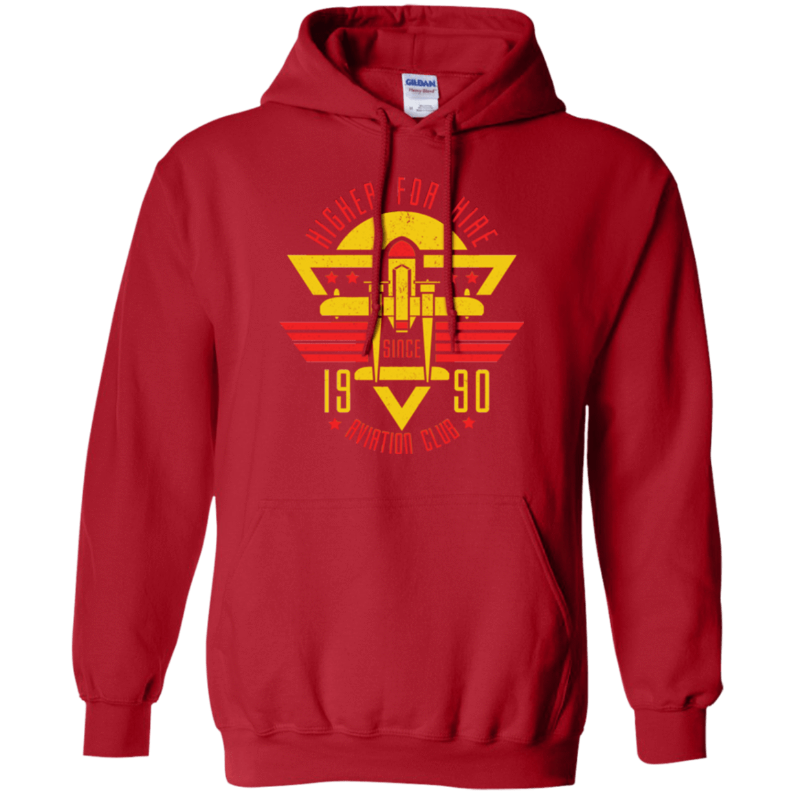 Sweatshirts Red / Small Aviation Club Pullover Hoodie