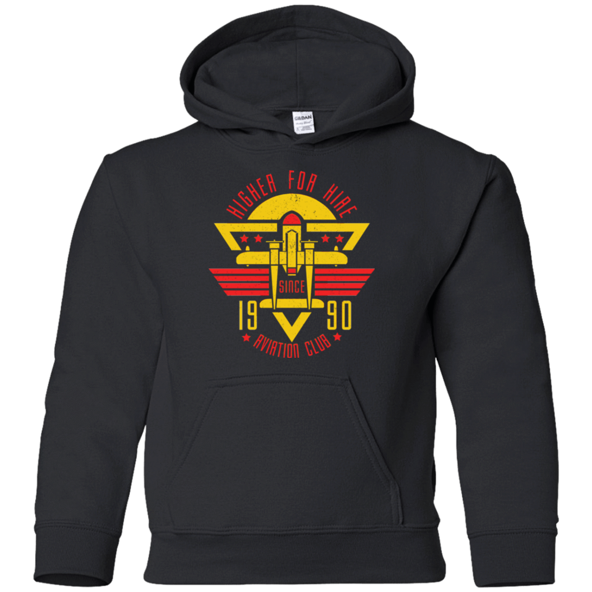 Sweatshirts Black / YS Aviation Club Youth Hoodie
