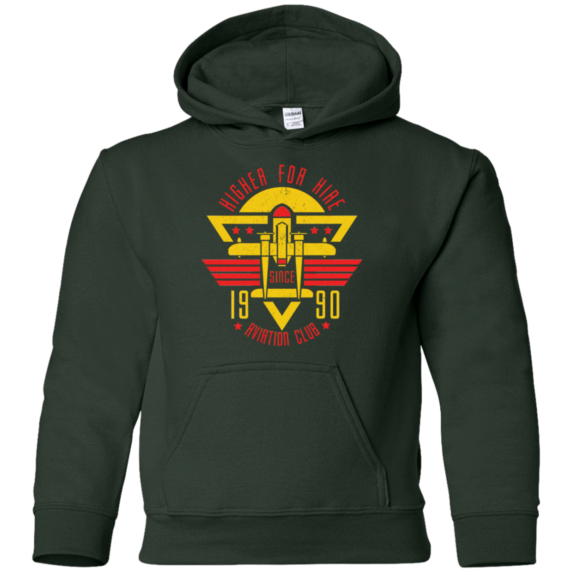 Sweatshirts Forest Green / YS Aviation Club Youth Hoodie