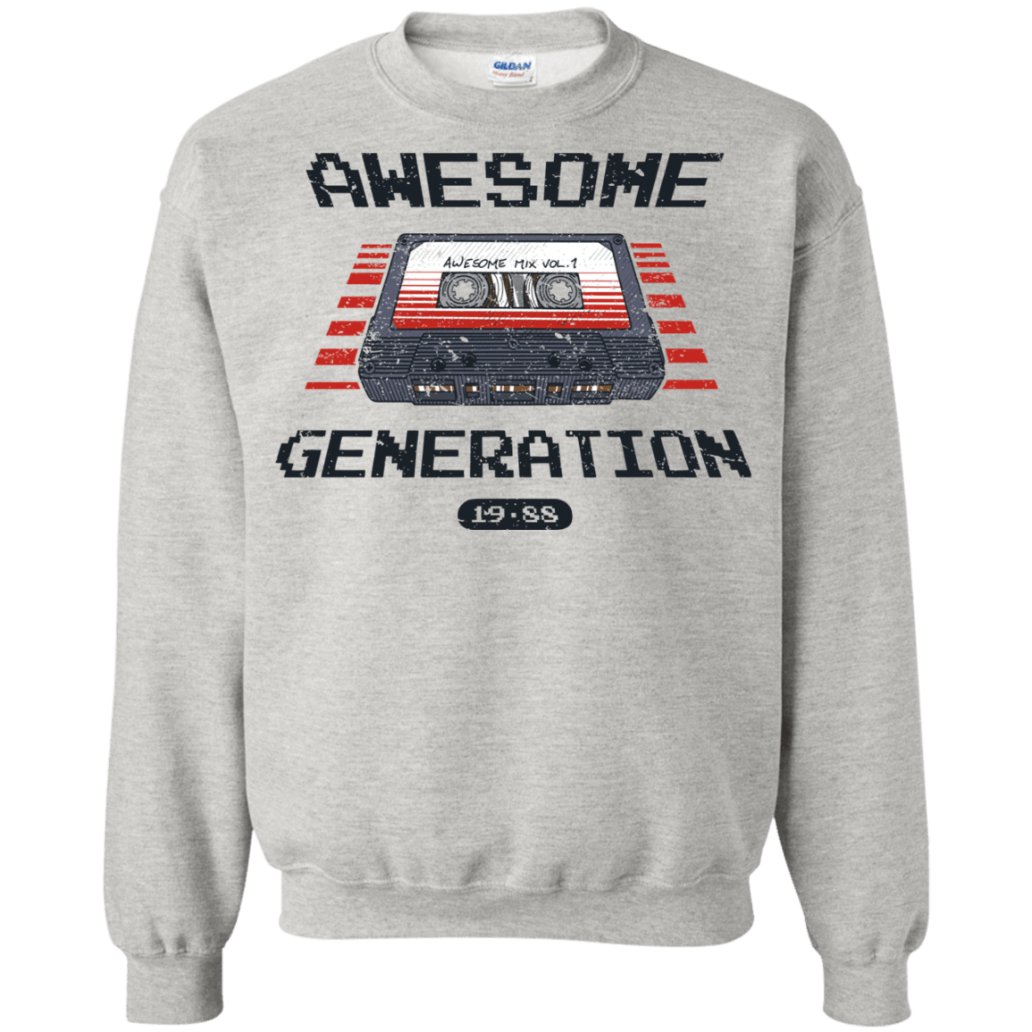 Sweatshirts Ash / Small Awesome Generation Crewneck Sweatshirt