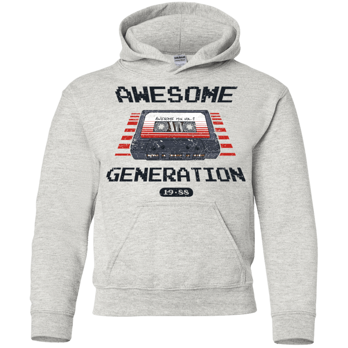 Sweatshirts Ash / YS Awesome Generation Youth Hoodie