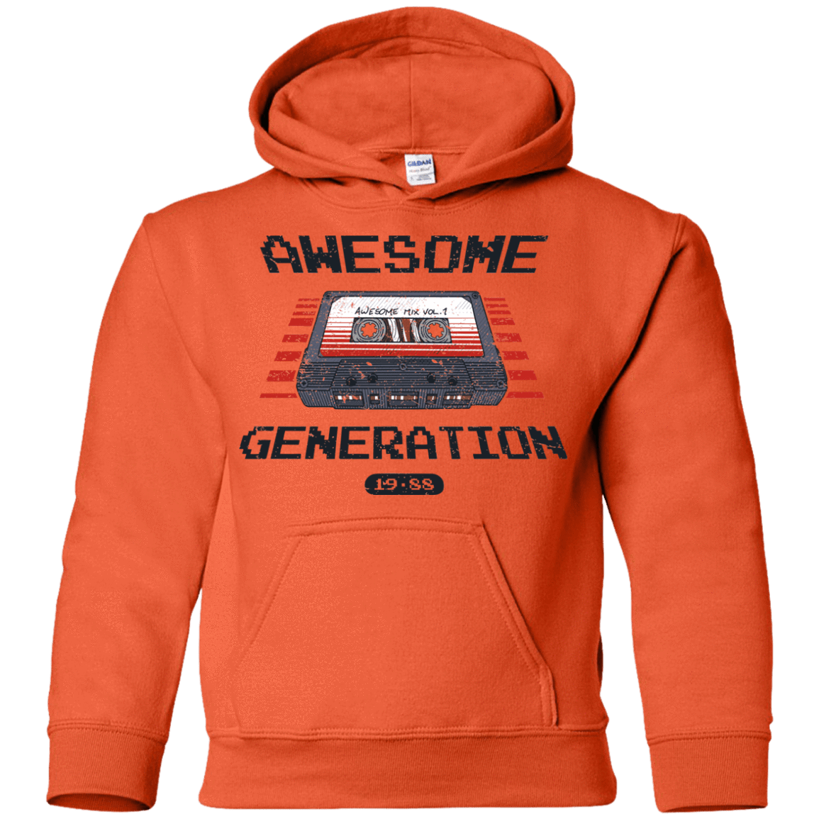 Sweatshirts Orange / YS Awesome Generation Youth Hoodie