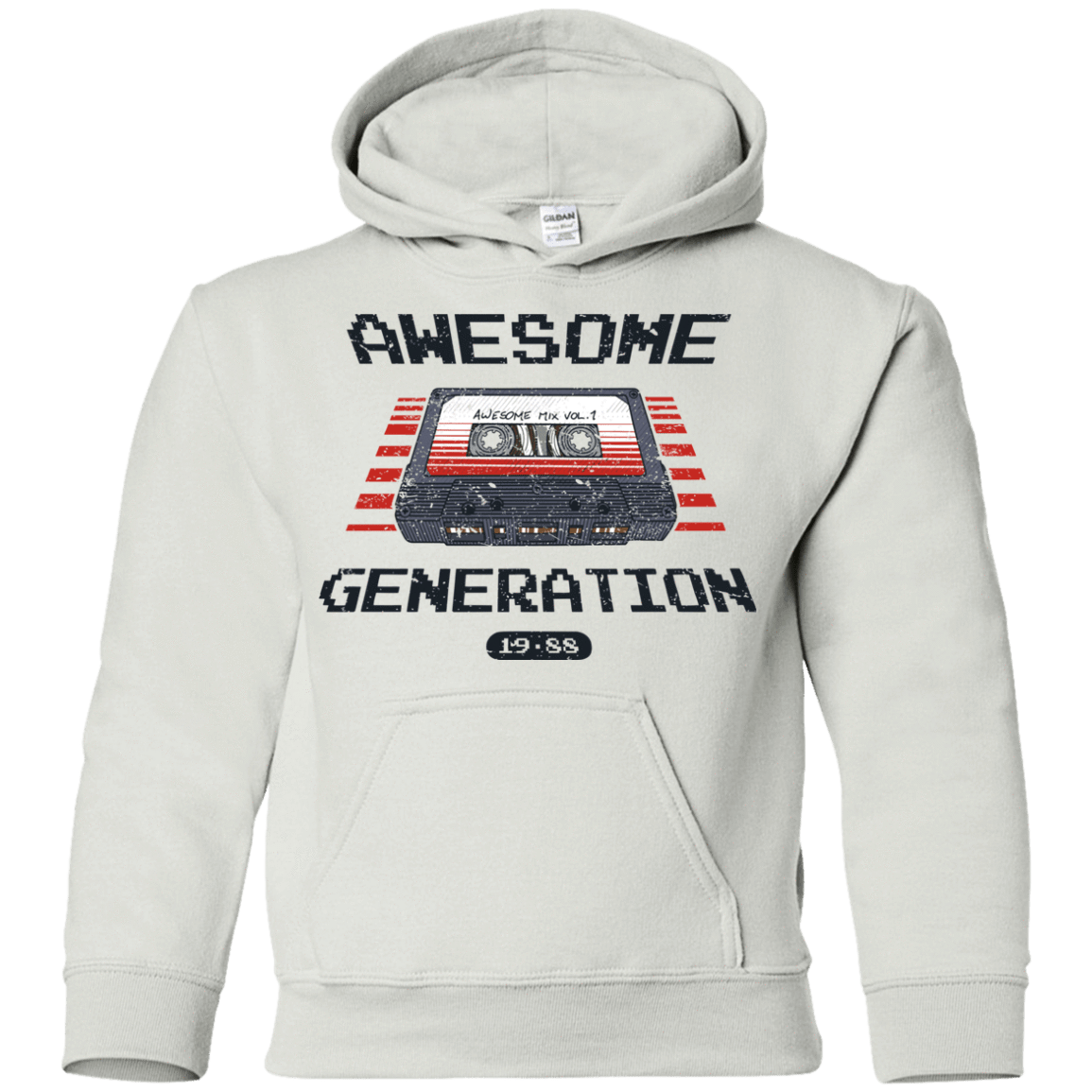 Sweatshirts White / YS Awesome Generation Youth Hoodie