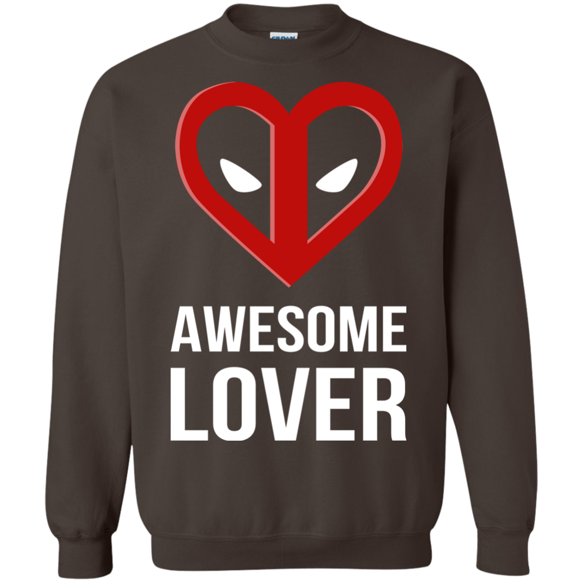 Sweatshirts Dark Chocolate / Small Awesome lover Crewneck Sweatshirt