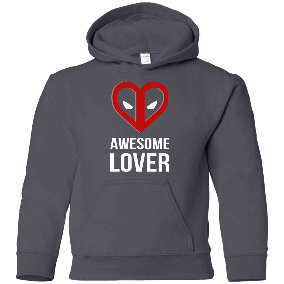 Sweatshirts Charcoal / YS Awesome lover Youth Hoodie
