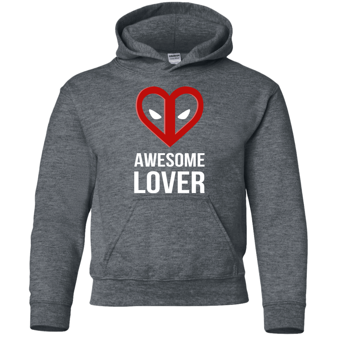 Sweatshirts Dark Heather / YS Awesome lover Youth Hoodie