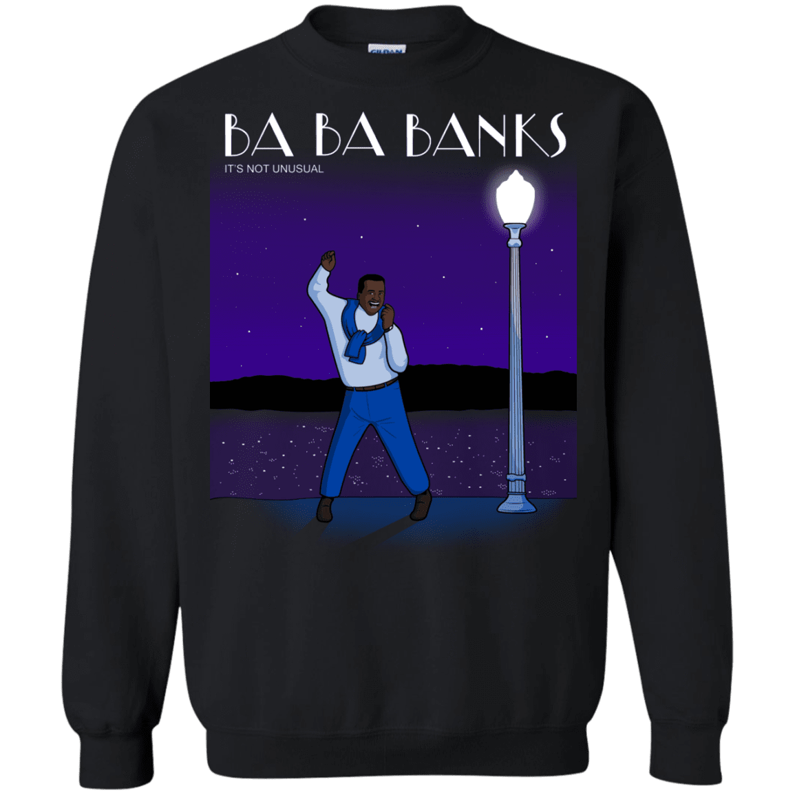 Sweatshirts Black / S Ba Ba Banks Crewneck Sweatshirt