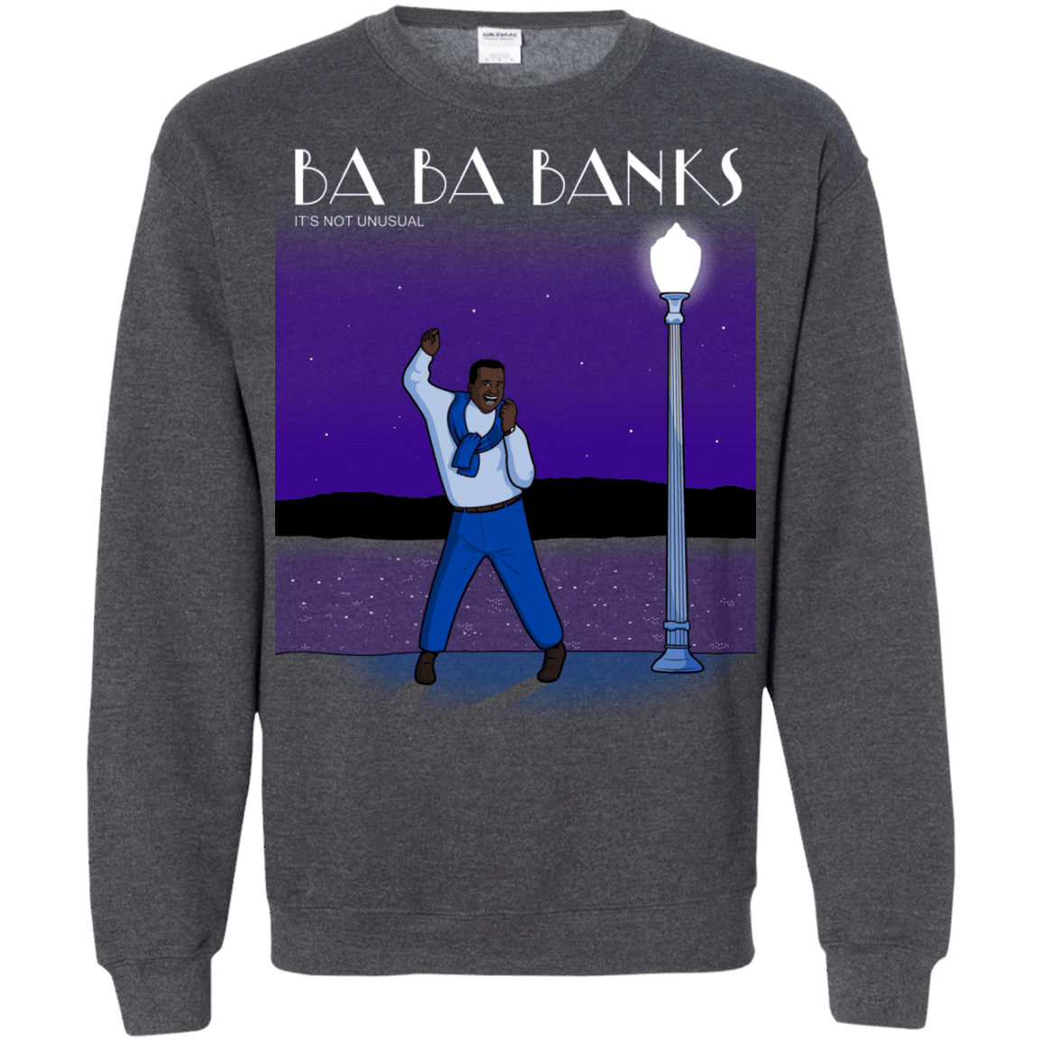 Sweatshirts Dark Heather / S Ba Ba Banks Crewneck Sweatshirt